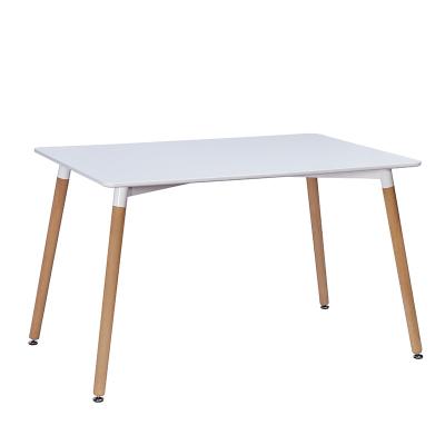 China New wholesale modern simple white powder coating computer stable dining table for home for sale