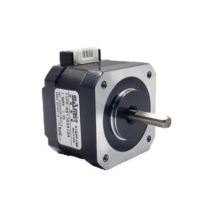 China Fast Delivery Samsr Automation Step Motor Hybrid 2 Phase NEMA 17 42mm Stepper Motor Open Loop Stepper Motor For 3D Printer SS1702A10A for sale