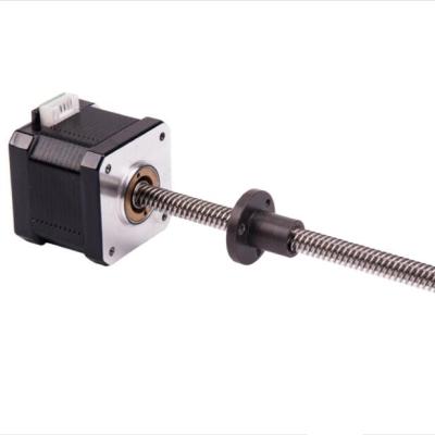 China Samsr NEMA 17 Stepper Motor 42mm Linear External Linear Lead Screw T8*8 Hybrid Stepper Motor LE174S-T0808-50-AR3-S-065 NEMA17 for sale