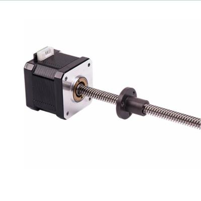 China Samsr 1.8 Degree 42mm Micro NEMA 17 Hybrid Linear Auger Motor 300mm T8 Linear Feed For Conveyor Machine And Robot NEMA17 for sale