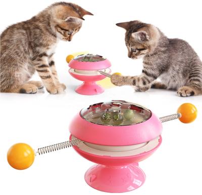 China Viable Funny Interactive Cat Toy Tumbler Balance Cat Toy Happy Cat Toy With Catnip Ball for sale