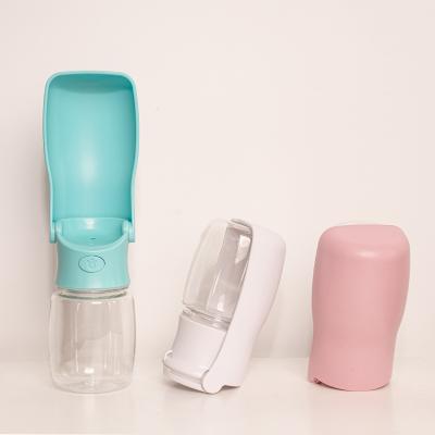 China Viable Hot Selling Portable ABS PC Pet Bottle Collapseable Amazon Pet Water Bottle for sale