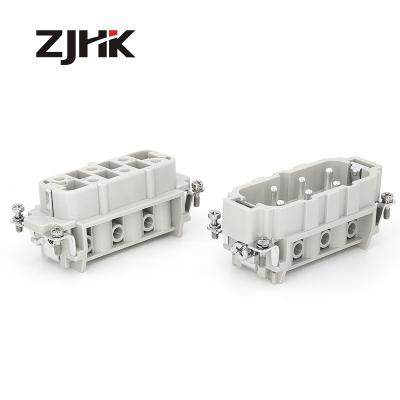 China 6 Pin Heavy Duty Industrial Connector hoher gegenwärtiger Einsatz 35 Ampere-Schraubklemme zu verkaufen