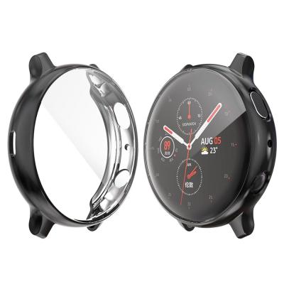 China TPU Plating Soft Cover For Samsung Galaxy 2 Watch Case 40mm 44mm Active2 Screen Protector Shell Light Slim TPU Bumper for sale