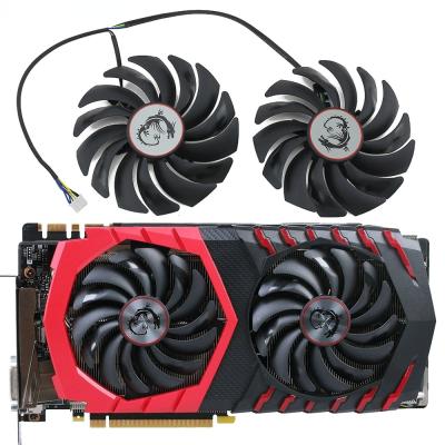 China Graphics card PLD10010S12HH DC12V 0.40A 4PIN FOR MSI RX470 480 570 580 GTX1080Ti 1080 1070 1060 cooler fans GAME graphics card PLD10010B for sale