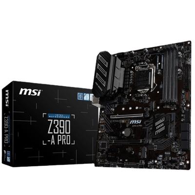 China NEW Original MSI Z390-A i9/i7/i5/i3 MSI Z390-A PRO Mainboard 1151 M.2 Mainboard MSI Z390-A PRO Mainboard LGA Intel Z390 DDR4 64GB Core 1151 for sale