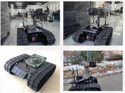 China Ground Drone  All Terrain Crawler Tracked Robot Chassis Platform for sale