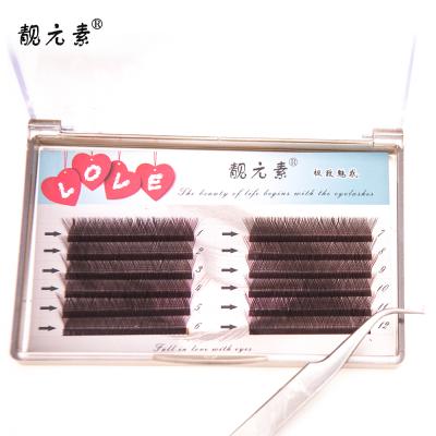 China 3d box super flexible luxury silk lashes synthetic false eyelashes hair false eyelashes YY whips for sale