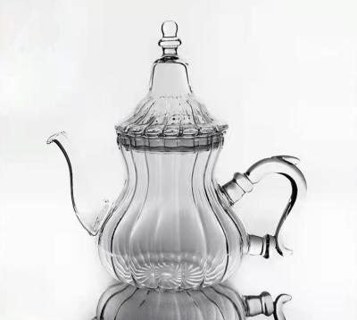 China Viable High Borosilicate Glass Tea Jug Bottle Pitcher Glass Teapot For Tea for sale