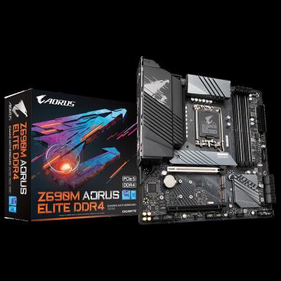 China Gigabyte Z690M AORUS ELITE DDR4 LGA 1700 Micro ATX Intel Z690 Computer Hardware And Software Gaming Desktop Motherboard for sale