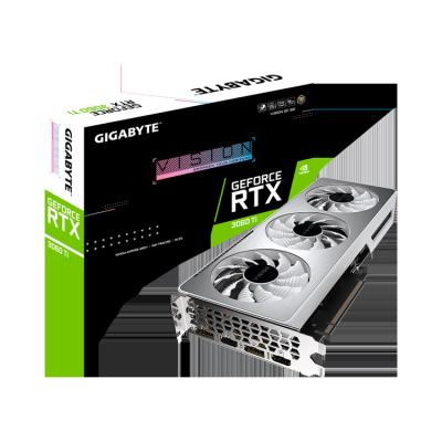 China GIGAOCTET GeForce RTX 3060 Ti VISION OC 8G GDDR6 1665 MHz PCI-E4.0 x16 nvidia gpu graphics card for sale