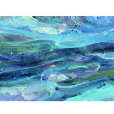 China Blue Abstract Oil Painting Art Newest Abstract Design On Canvas for sale