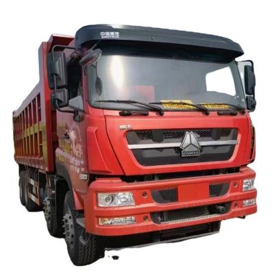 China New Sinotruck Howo 8x4 Tipper Trucks For Sale Leather Dump for sale