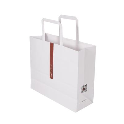 China Recyclable China Manufacturer Custom Print Logo Shopping Paper Bag With Comfortable Handles for sale