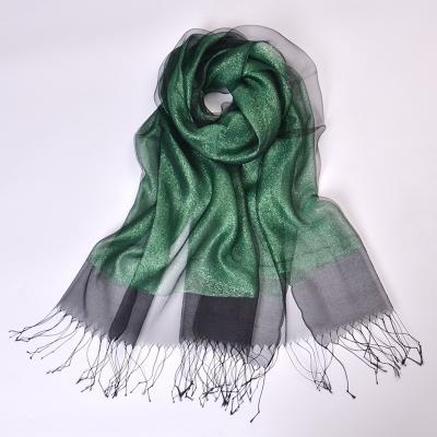 China Quality 100% Wool Scarf Luxury Silk Hijabs Silk Wholesale Soft Silk Women's Fashion Feeling Muslim Scarf for sale