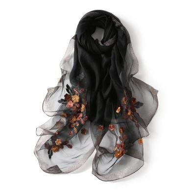 China New Arrival Silk Soft Feeling Woolen Scarf Calling Lady Wool Women Scarf Fashion Silk Shawl for sale