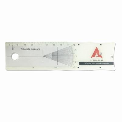 China Optical Instruments Pupil Palladium Distance Ruler Ophthalmology Ruler Plastic Palladium Ruler for sale