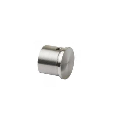 China Blackened Chromed Aluminum Tube End Caps Aluminum Handrail End Caps for sale