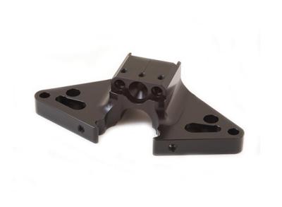 China 6082 Automobile CNC Aluminum Bracket Black Anodized Finish Surface for sale