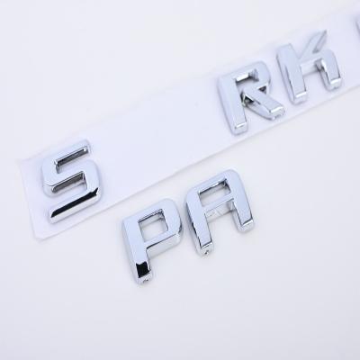 China Durable Wholesale Custom 3d Abs Letters Car Emblem Badge Logos Plastic Car Emblem for sale