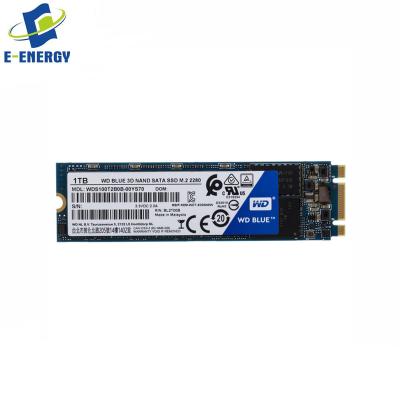 China Blue Solid State Drive SATA III 6Gb/s M.2 2280 SSD WDS100T2B0B W D Non-ET 3D 1TB Solid State Drive for sale