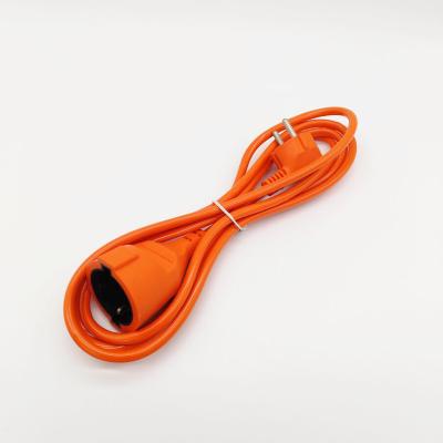 China Safety 16A/250V Convenient Heavy Duty French Plug Extension Cord Indoor Outdoor Appliance Typle for sale