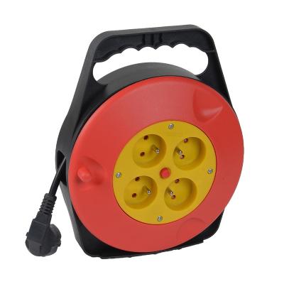 China Residential / General Purpose Copper Wire Cable Reel 250V Mini Cable Reel Extension Cord With Retractable Cable Reel for sale