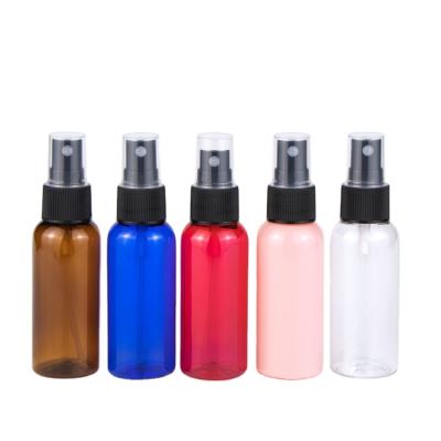 China Wholesale Plastic Empty 30ml 50ml 60ml 100ml 120ml 150ml 180ml Round Shape Packaging PET Plastic Tubular Facial Spray Bottle for sale