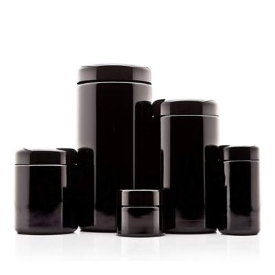 China Hot Sale 15ml 30ml 50ml 100ml 200ml 250ml 500ml 1000ml Cream Glass Jar UV Dark Violet Glass Jar for sale