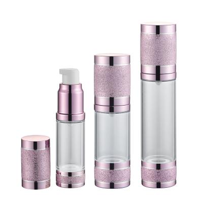 China 15ml 30ml 50ml 80ml 100ml 120ml Cylinder Cosmetic Liquid Skincare Container Airless Pump Bottle for sale