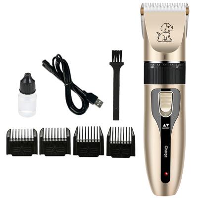 China Dismountable 10w Ceramic Titanium Blade Dog Pet Razor Clippers Electric Hair Washable Low Noise Viable for sale