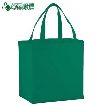 China Trendy Reusable Shopping Bags Custom Reusable Shopper Tote Reinforced PP Non Woven Shopping Bags for sale