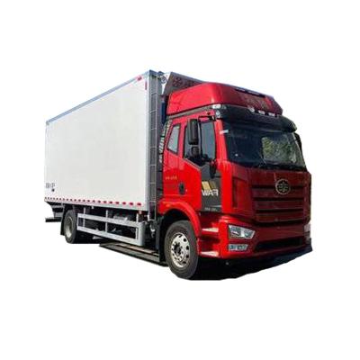 China Other name Cold Box Truck For Jie fang 4*2 18 Ton FAW Refrigerator Box Van Diesel Engine for sale