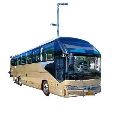 China 56 Seaters Luxury Coach King Long YU TONG 6148 Diesel Power Low Floor City Bus with Record for sale