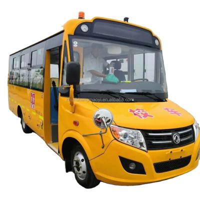 China 6-8L Engine Capacity LHD Yellow Second-hand School Bus for sale