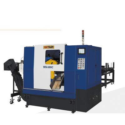 China WS-100C High Speed ​​Metal Cutting Circular Sawing Machine Saw Machinery Chainsaw Machine Price for sale