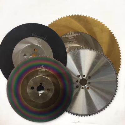 China HSS and CTT (TIN COATED) HSS saw blade for carbon steel and stainless steel for sale