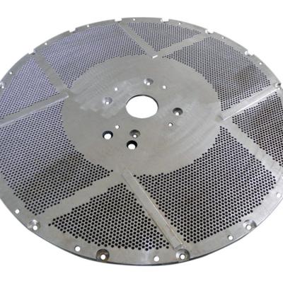 China Waste Paper Recycling Stainless Steel Wedge Wire Perforated Metal Pressure Screen Plate for sale