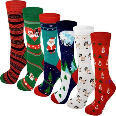 China Wholesale Custom Breathable Happy Sock Colorful Jacquard Socks Fashion Design Women Ladies Dress Socks for sale