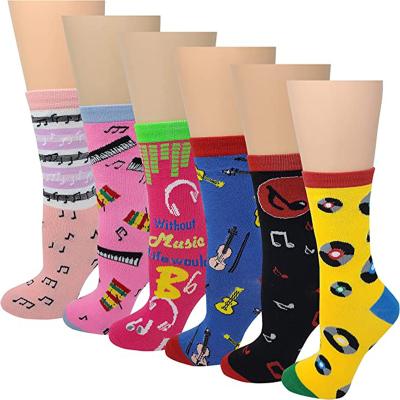 China OEC Fashion Designer Cotton Novelty Crew Socks Fancy Crew Socks Custom OEC Happy Dress Socks Awesome Cool Cool Funny Crazy Tube Breathable for sale