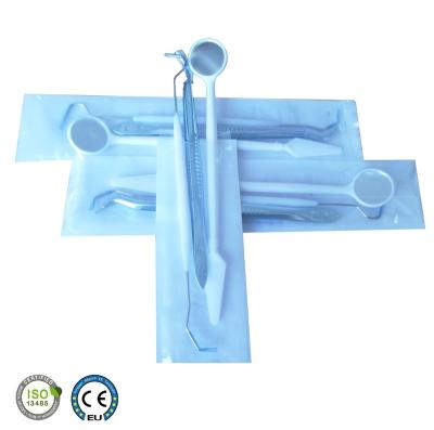 China Outpatient dental examination kit disposable dental kit dental tweeze probe oral mirror for sale