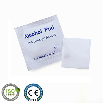 China Sterile Alcohol Cotton Gauze Swab Prep Pads alcohol cotton swab Pre Injection Alco Swabs à venda