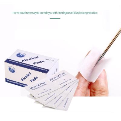 China ISO CE saturated alcohol swab gauze pad prep injection alcohol swab pad for sale