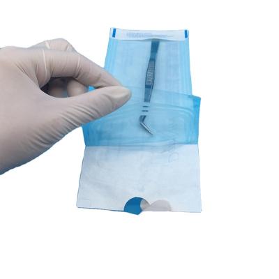 China medical sanitize bag sterilization flat reel pouch roll medical plastics packaging pouch for sale