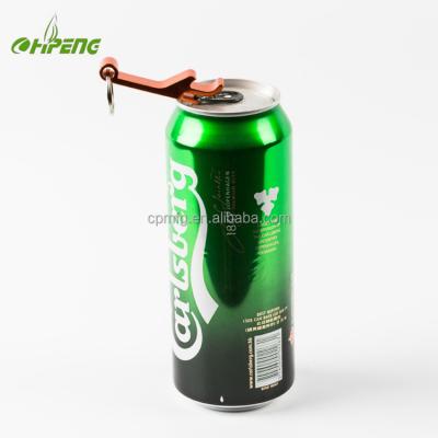 China Sustainable New Design Personalized And Custom Aluminum Bottle Opener Key Chain for sale