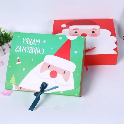 China Factory Price Safe And Odorless Custom Size Christmas Cartoon Recyclable Tall Packaging Boxes Fancy Cookies Carton Gift Box for sale