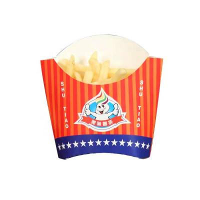 China Safe And Odorless Manufacturers Supply High Performance Standard Parts Biodegradable Paper Box For French Fries for sale