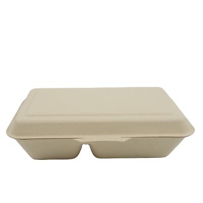 China Hot Selling Disposable Degradable Simple And Convenient Meal Box Operation Disposable Disposable Meal Box for sale