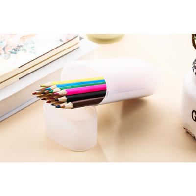 China Plastic Plastic Desk Pencil Holder Customized Pen Holder for sale