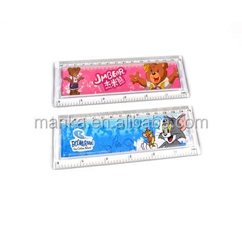 China Advertisement Insert Card Plastic Ruler for sale